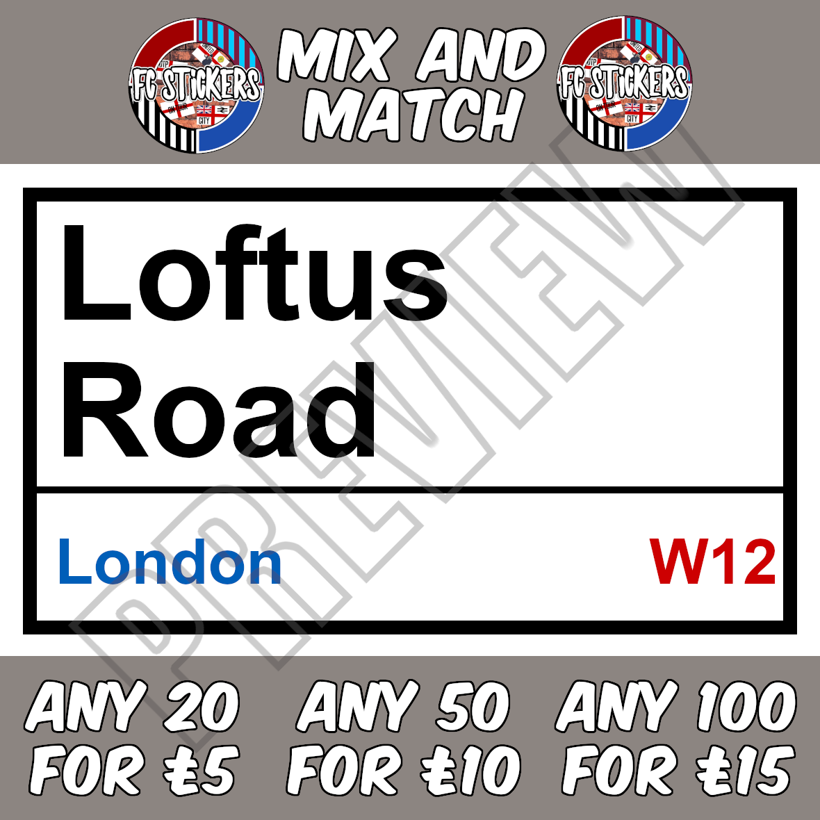 Loftus Road Sign