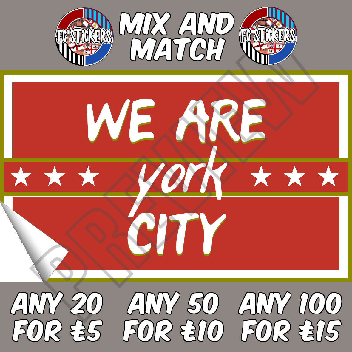 We Are York City Only Fools
