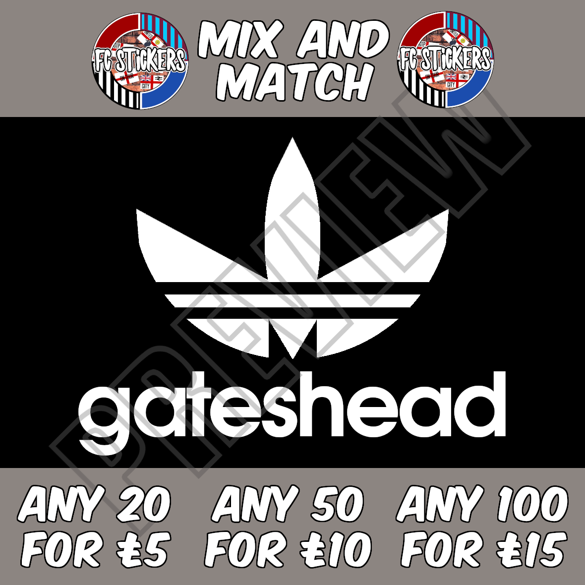 Gateshead Adi Stripes