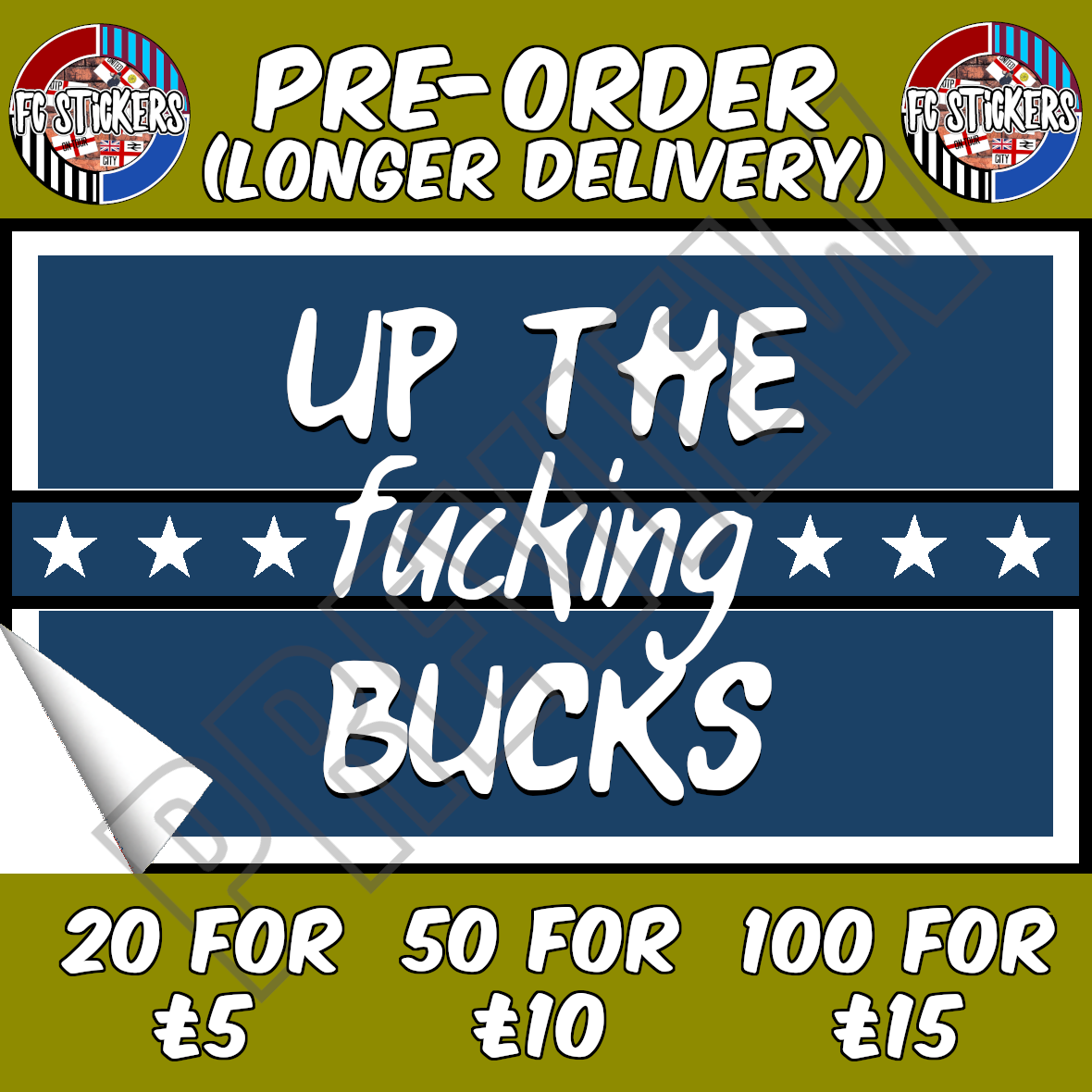 Up The Fucking Bucks Only Fools