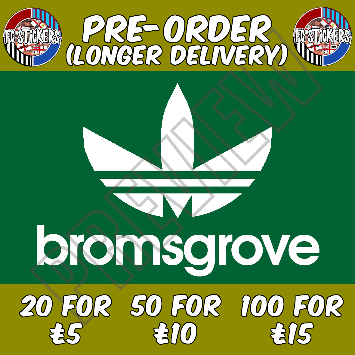 Bromsgrove Adi Stripes