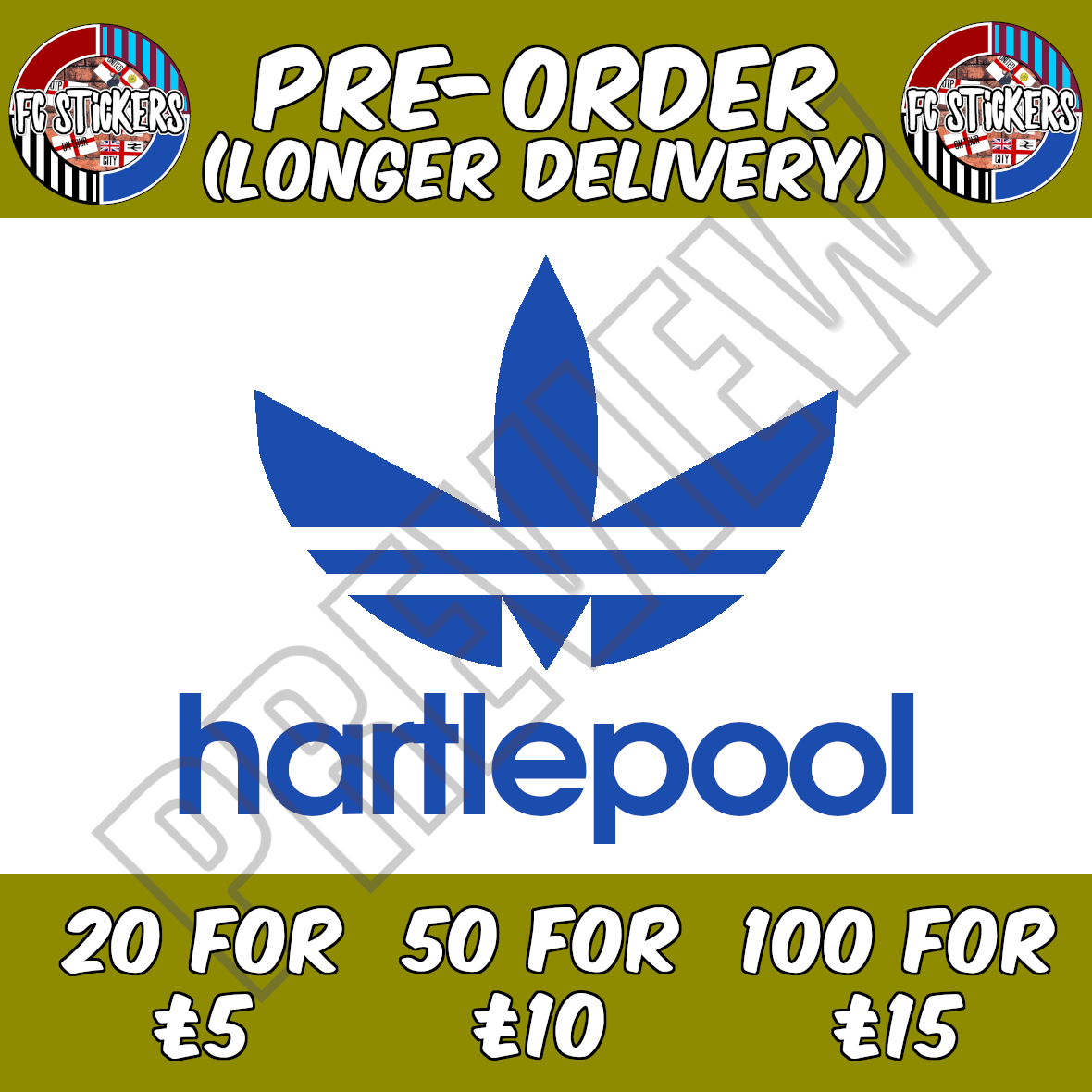 Hartlepool Adi Stripes