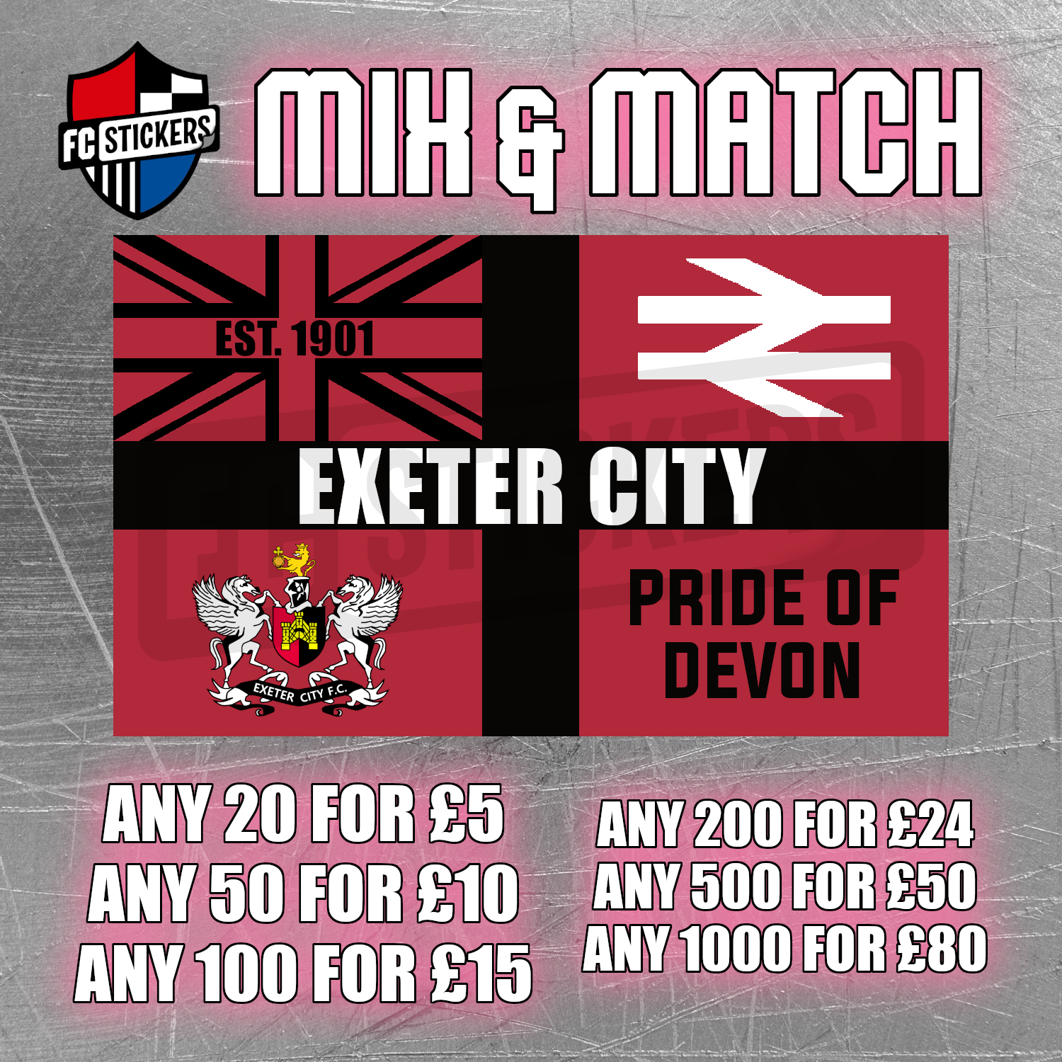 Exeter City St George Red and Black