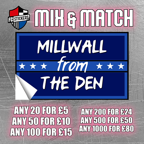 Millwall from The Den Only Fools