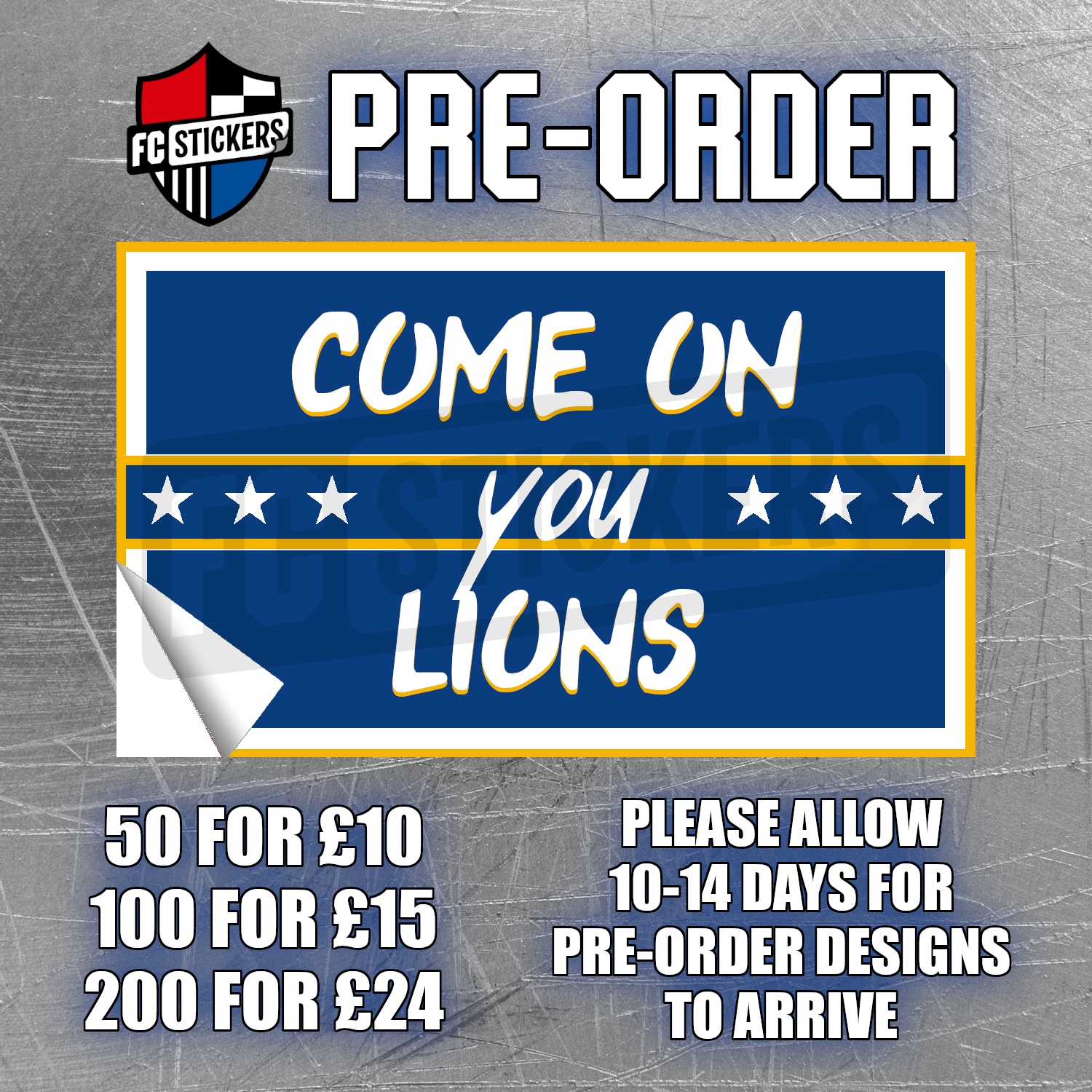 Come On You Lions Only Fools