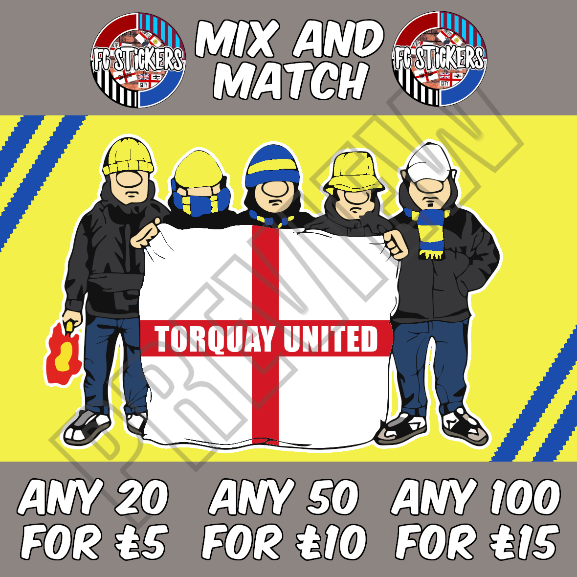 Torquay United Flag Hooligans