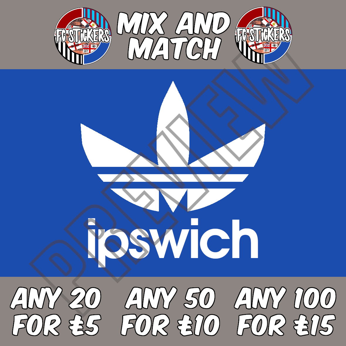 Ipswich Adi Stripes