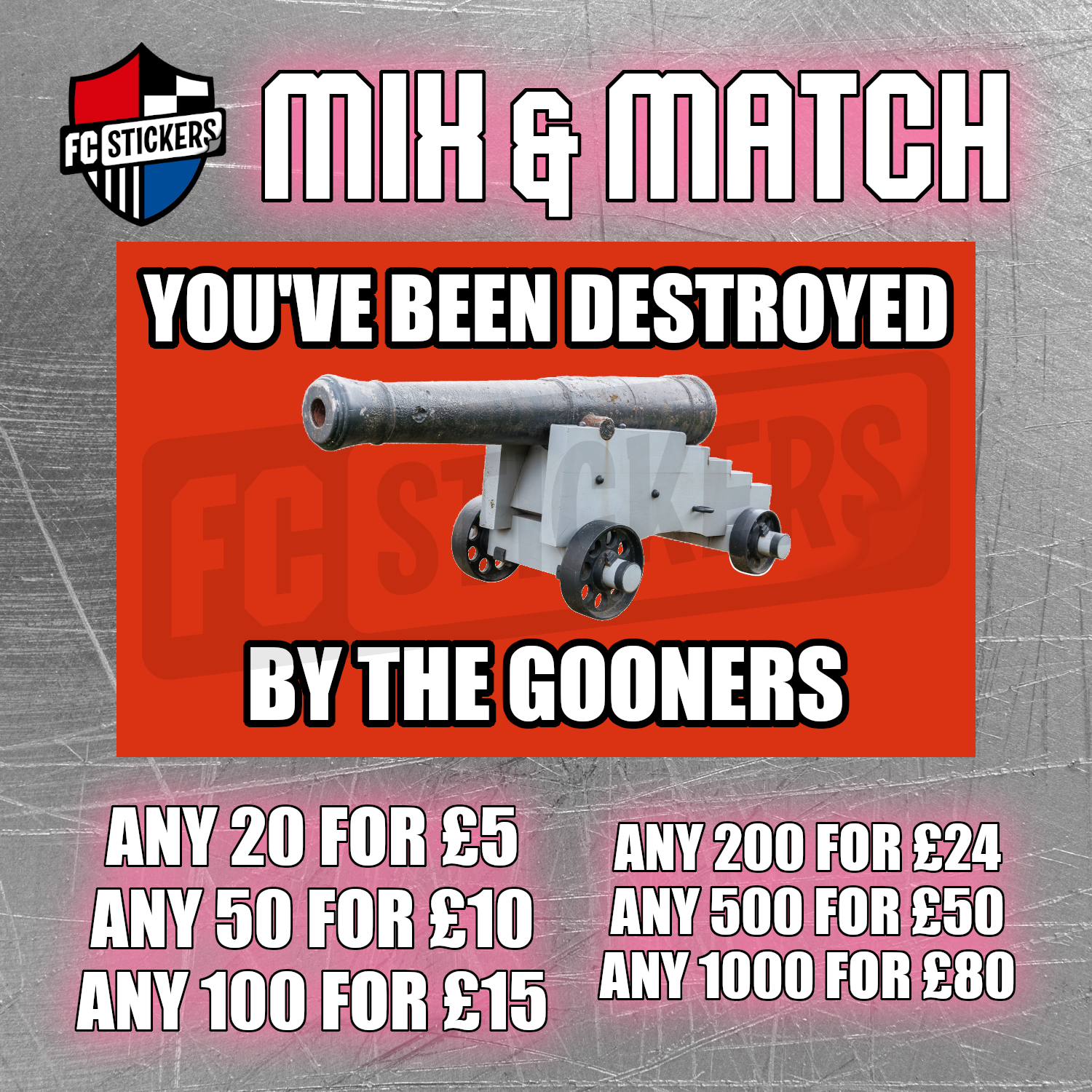 You've Been Destroyed By The Gooners