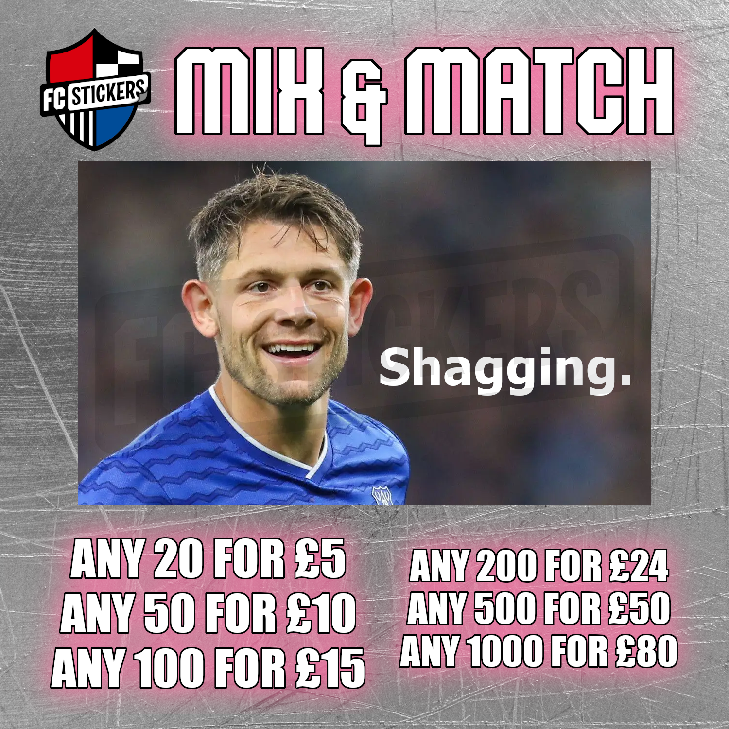 Shagging.