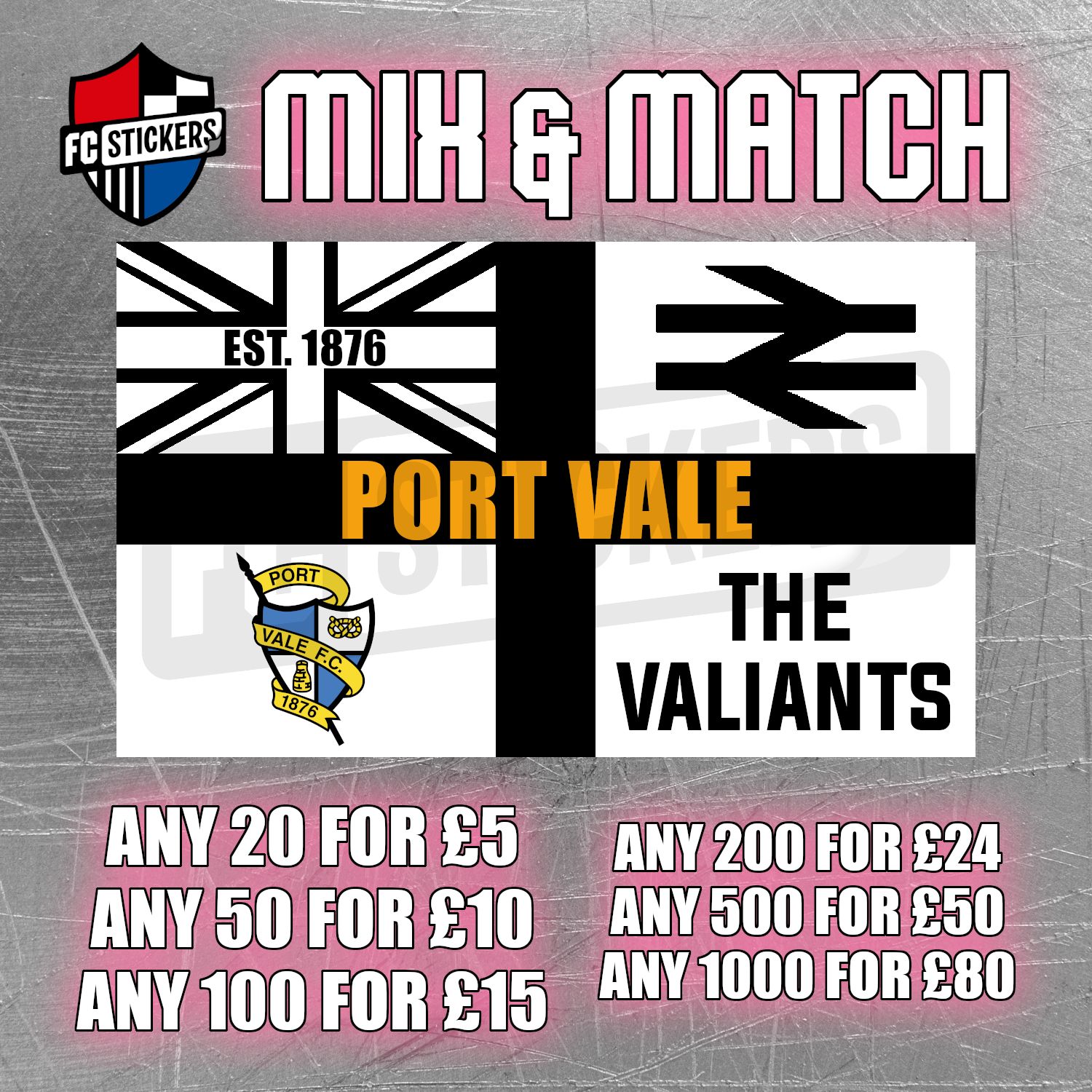 Port Vale St. George White and Black