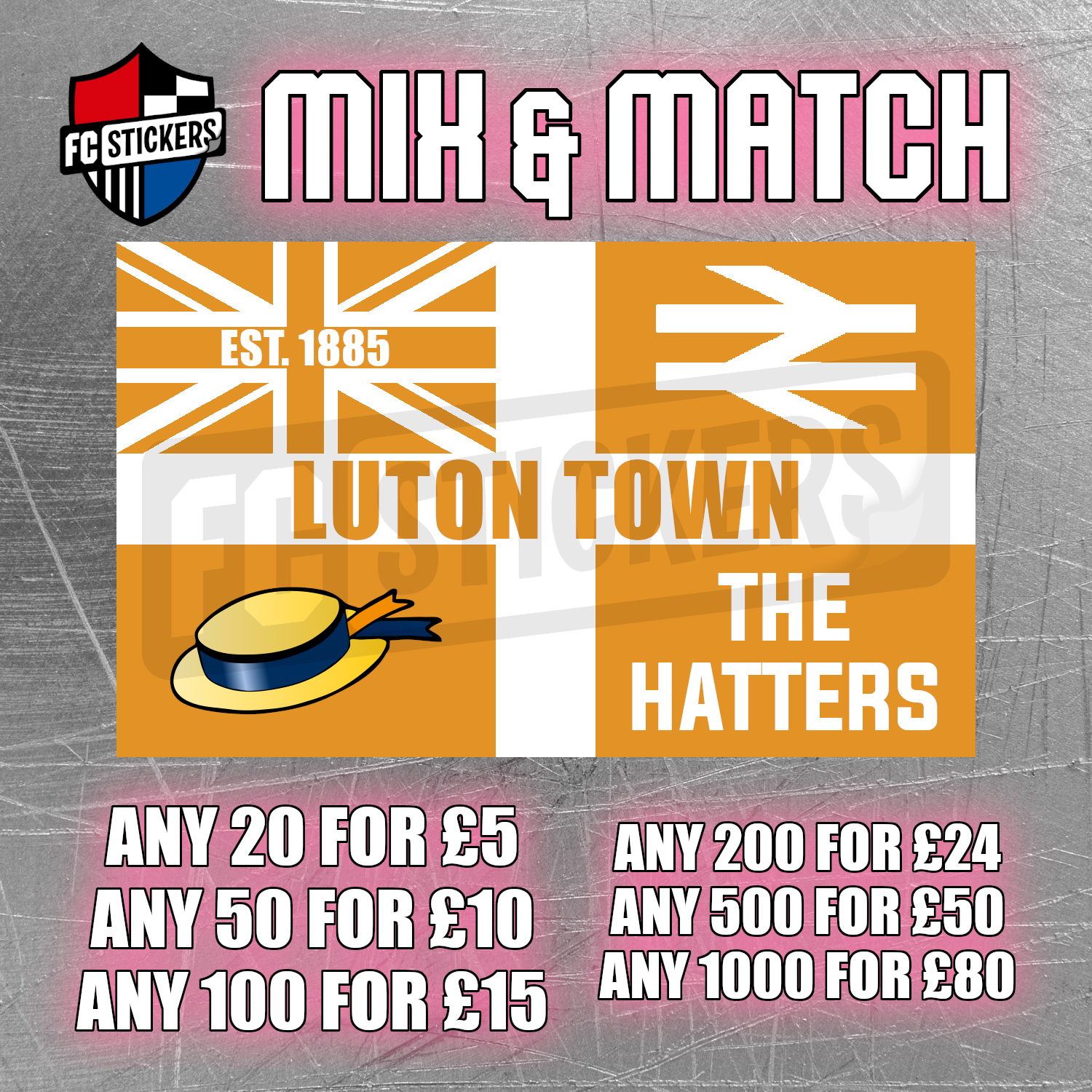 Luton Town St. George Orange & White