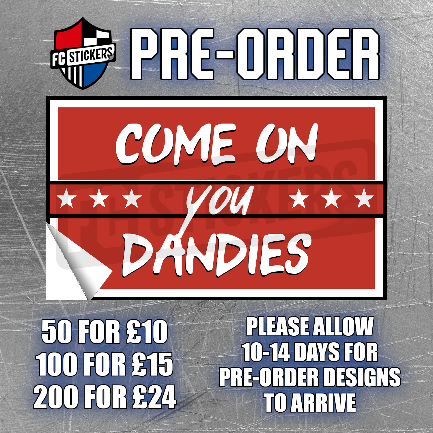 Come On You Dandies Only Fools