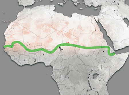 The Great Green Wall: restoring degraded land in Africa