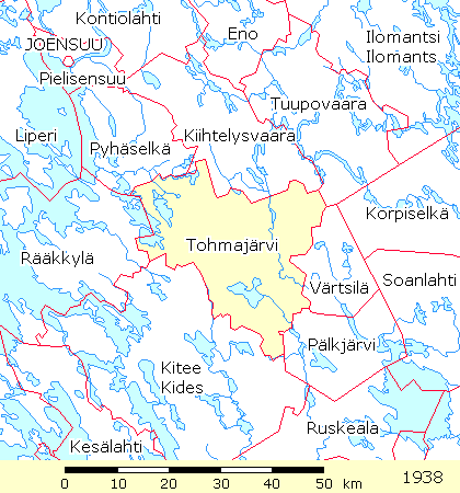Rajakartta: Tohmajärvi