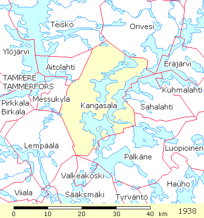 Rajakartta: Kangasala