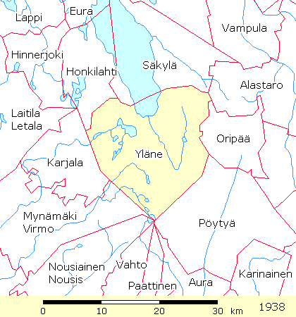 Rajakartta: Yläne