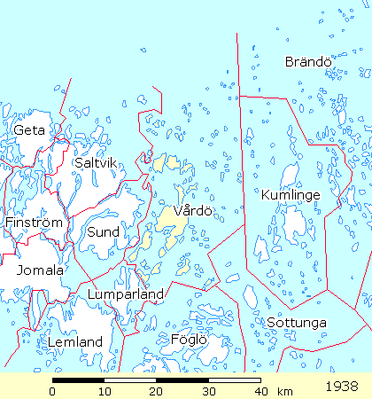 Rajakartta: Vårdö