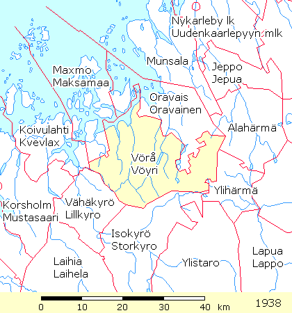 Rajakartta: Vöyri