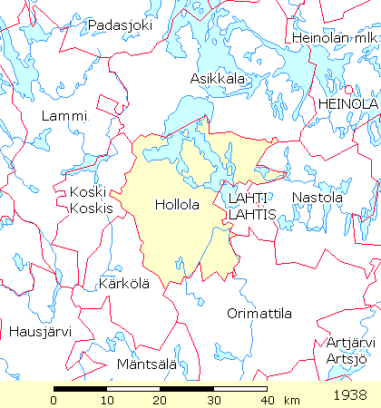 Rajakartta: Hollola