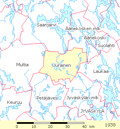 Rajakartta: Uurainen