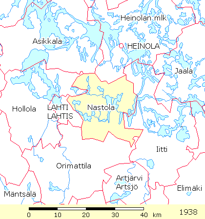 Rajakartta: Nastola