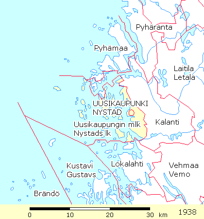 Rajakartta: Uusikaupunki