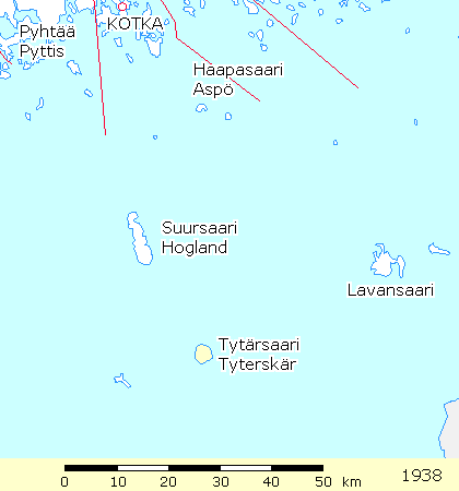 Rajakartta: Tytärsaari