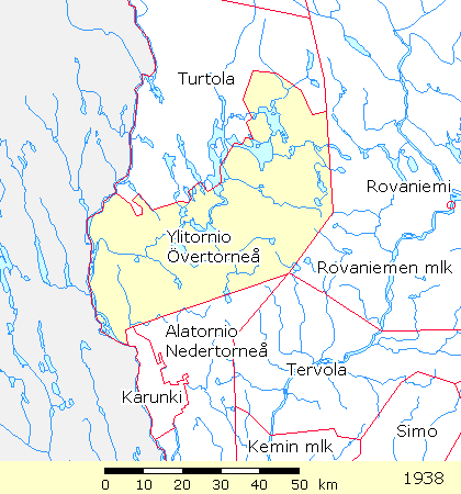 Rajakartta: Ylitornio