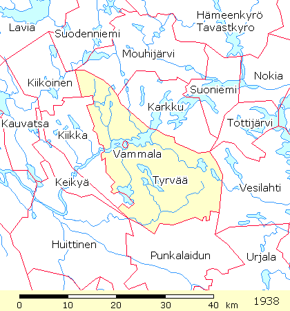 Rajakartta: Tyrvää