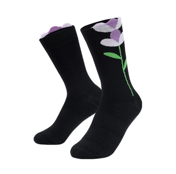 Santic Dimples Women Cycling Socks Black