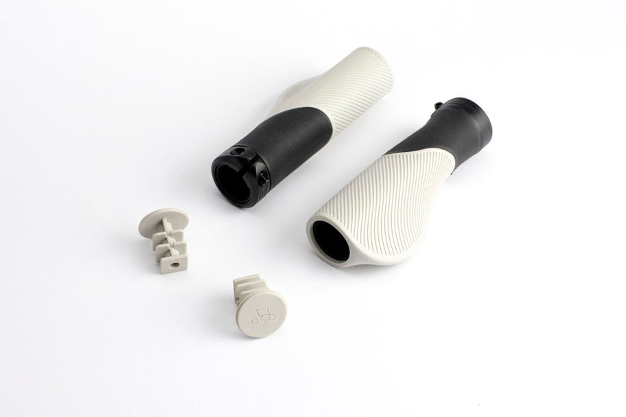 Brompton Ergonomic Grips Silver