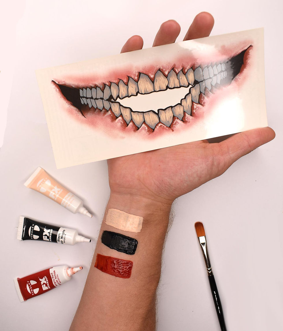 Thumbnail: FX Makeup & Tattoo Kit - Evil Grin
