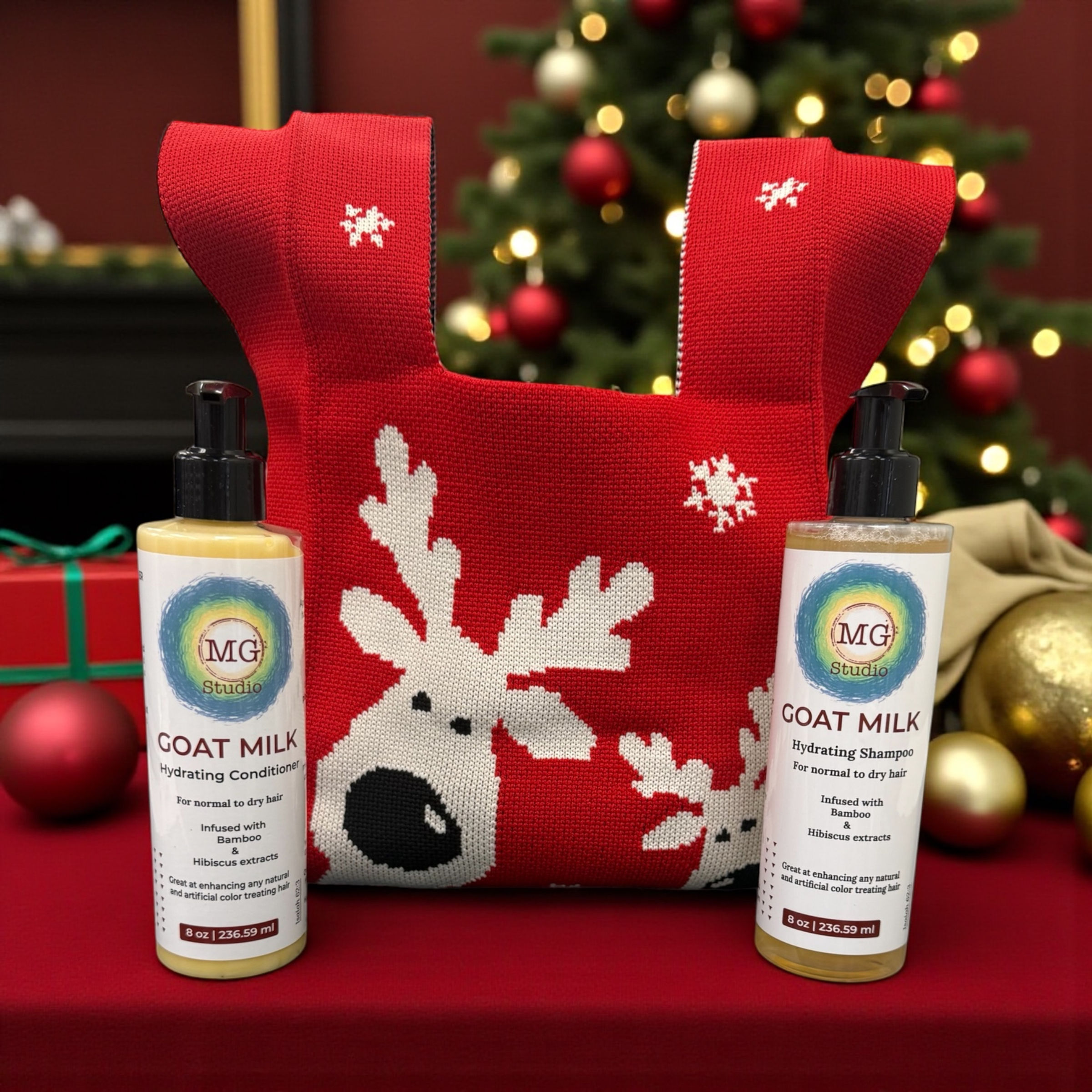 Ziegenmilch Shampoo und Spülung Urlaubsset