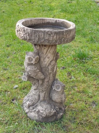 Owl Bird Bath
