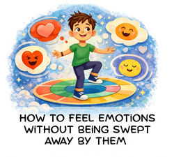 How to feel emotions without being swept away by them 