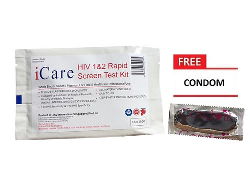 Icare Hiv 1 2 Rapid Screen Test Kit Approved By Who Usaid Nicd Blood Test Armaz Trading