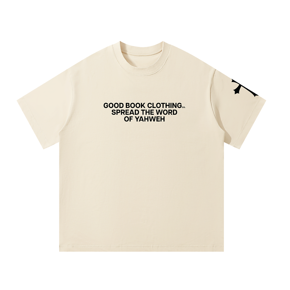 Thumbnail: BY THE BLOOD w/ LOGO Oversized T-Shirt