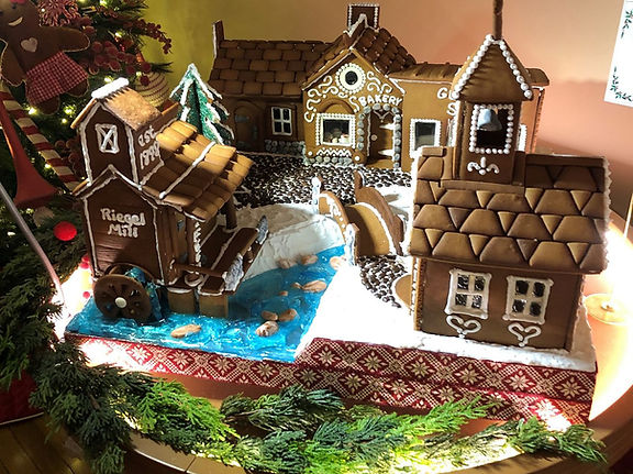 Competitors hoping to win some dough at Mustard Seed Hill's annual gingerbread house competition