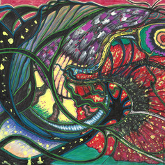 Red Blossom Abstract 2012