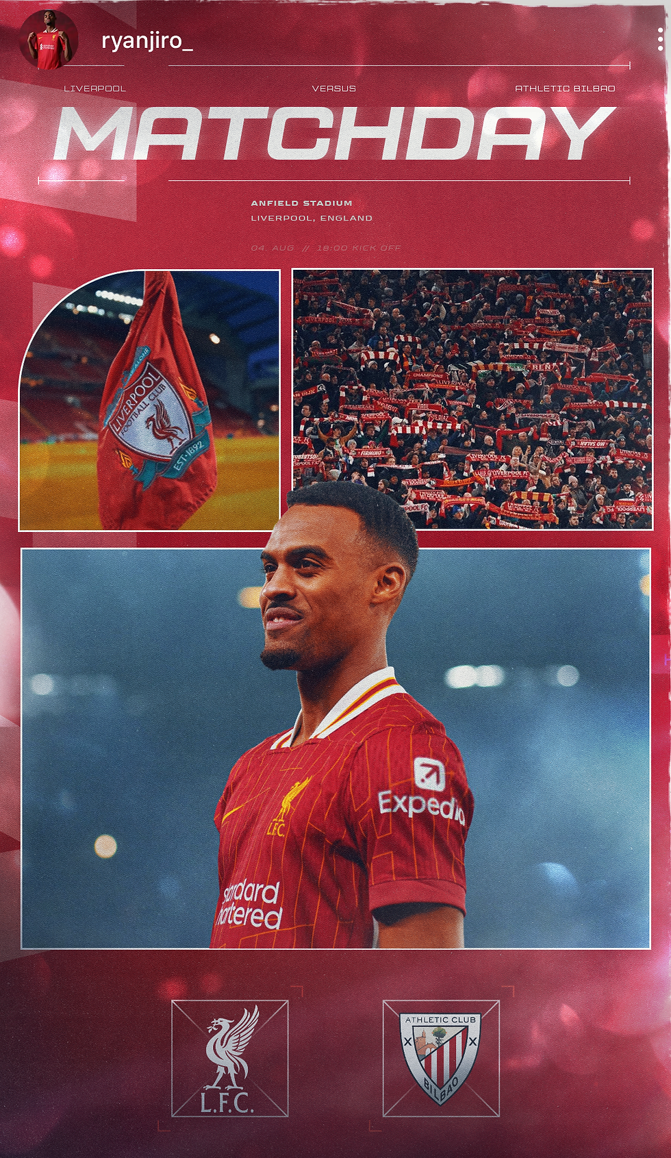 Gravenberch Matchday Design/Flyer