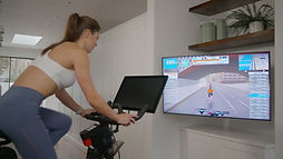 SHIFT Smart Device allowing Zwift on TV using Peloton as the bike
