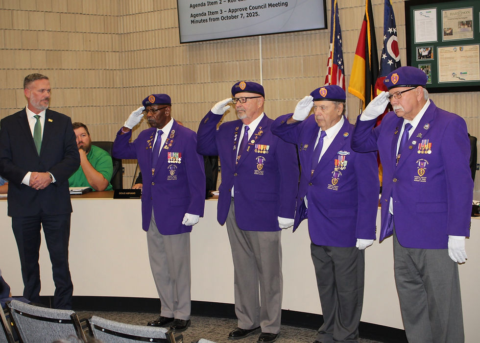 Honored by Purple Heart Veterans