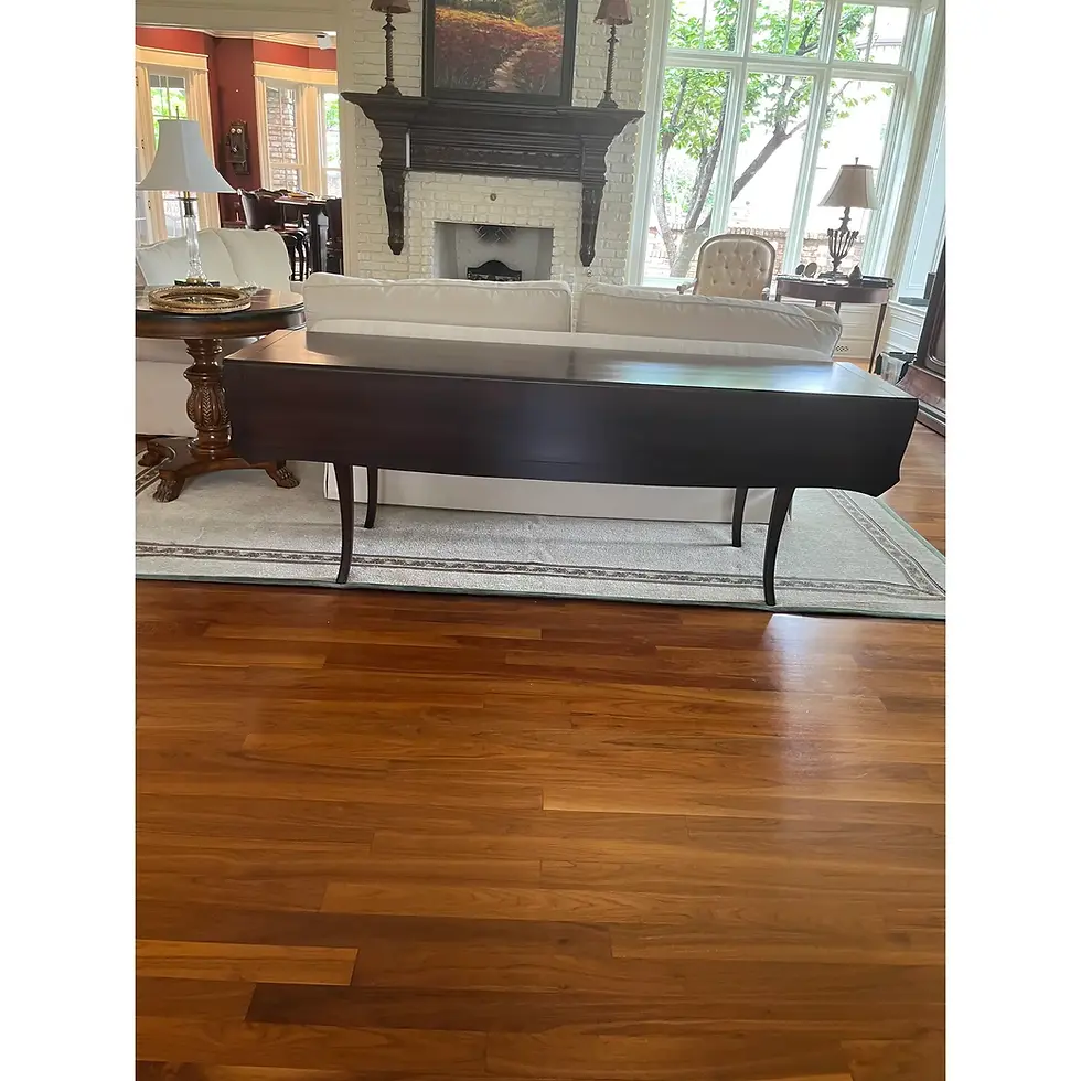 Thumbnail: Georgian Style Drop Leaf Dining Table or Sofa Table, Seats Eight