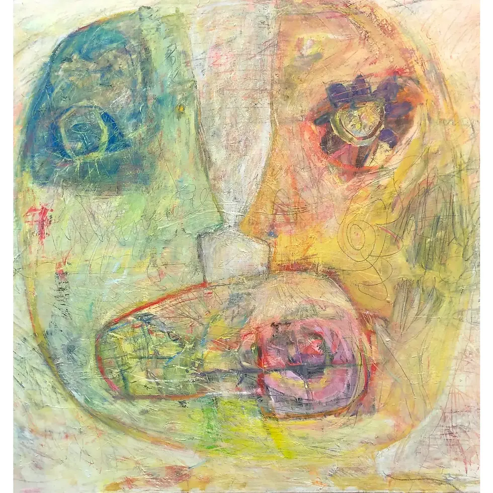 Thumbnail: “Inner Conversation” Contemporary Abstract Expressionist Original Painting by El