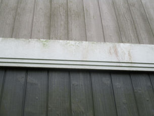 平塚外壁塗装　ケイカル板の腐敗