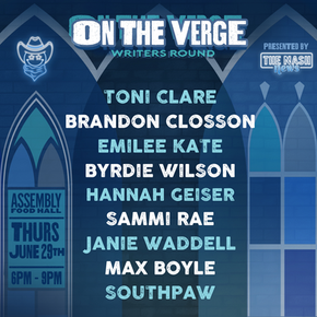 You're Invited to The Nash News' 29th On The Verge Writer's Round