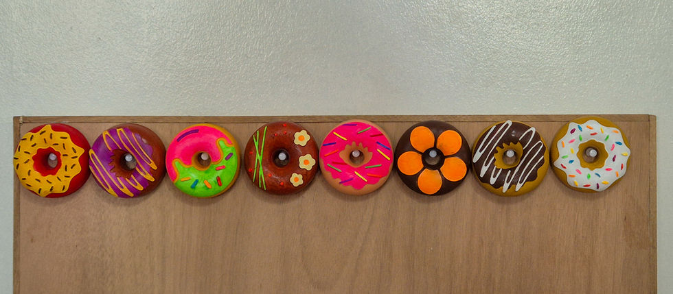 Donut Wall: Handcrafted Installation (Work in Progress)
