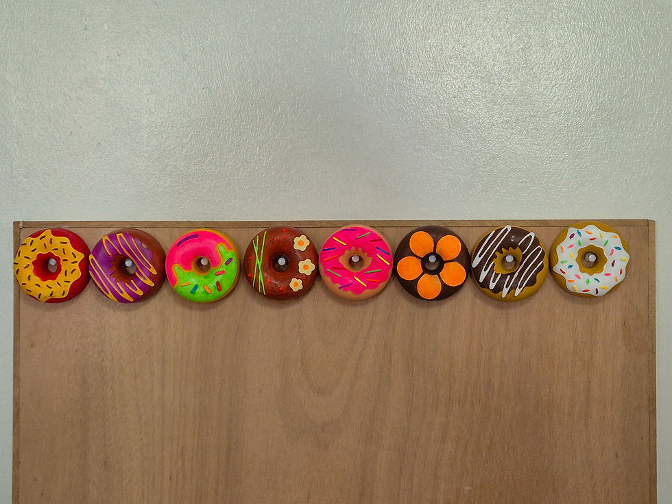 Donut Wall: Handcrafted Installation (Work in Progress)