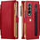 Thumbnail: Samsung Galaxy Z Fold 4 5G Wrist Strap Zipper Case with Card Slot
