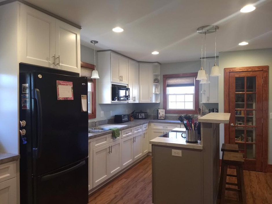 Re-faced kitchen